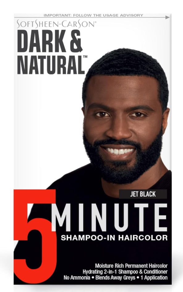 Dark & natural 5min hair color