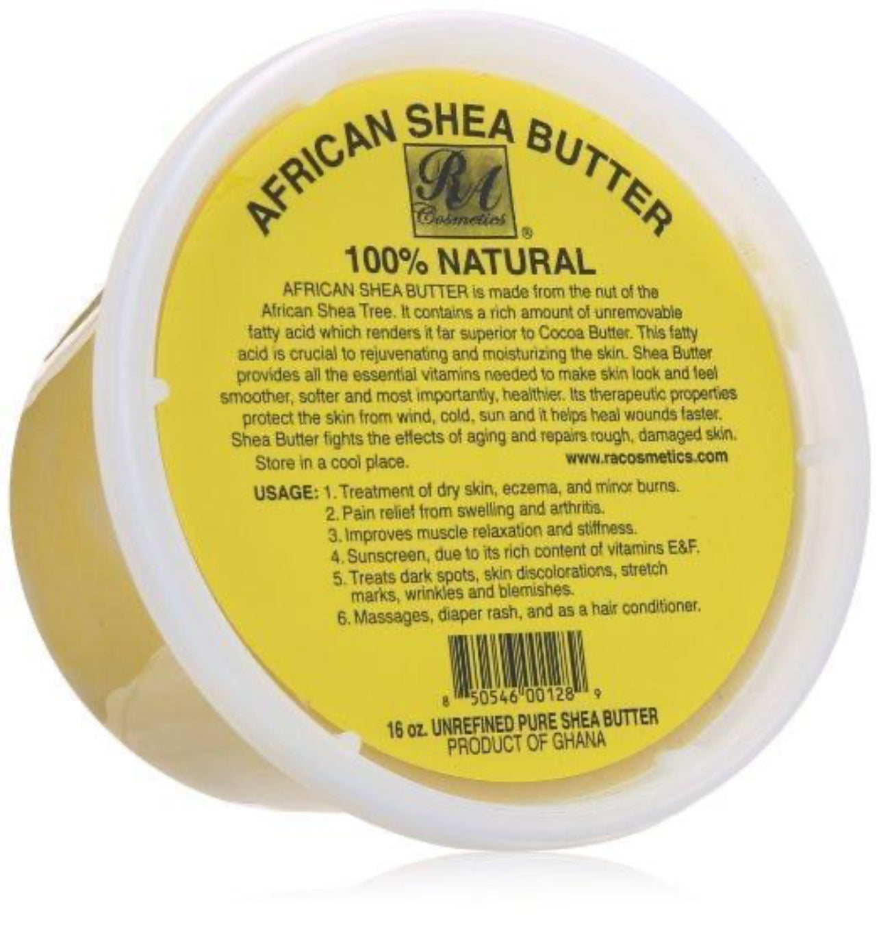AFRICAN SHEA BUTTER CREAM (100% PURE & RAW, GOLD)