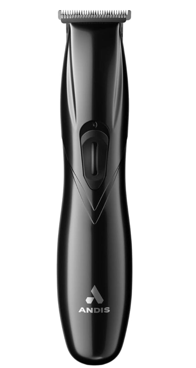 Andis 33785 Slimline Pro Corded/Cordless Hair & Beard Trimmer, T-Blade Zero Gapped with Lithium-Ion Battery, Ear & Body Grooming – Black
