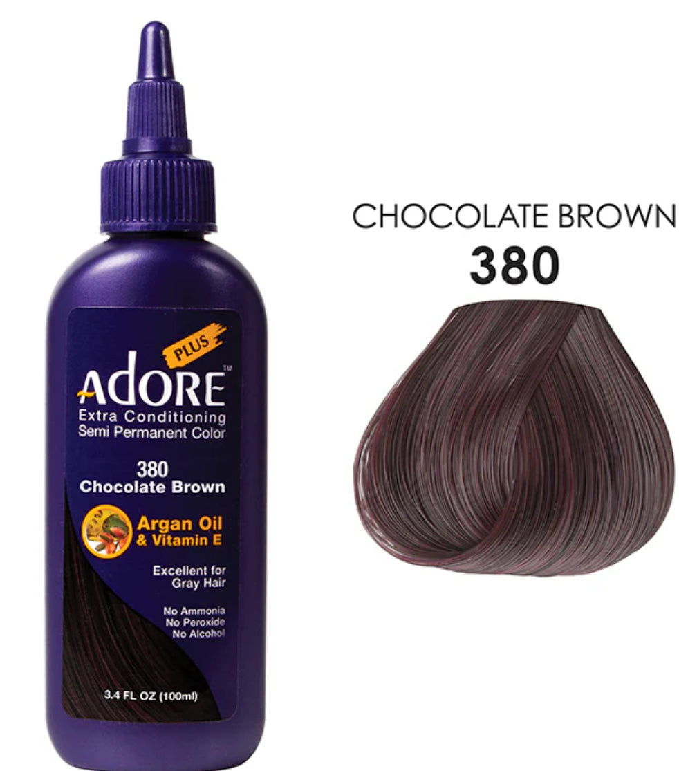 ADORE PLUS COLOR # 380 - CHOCOLATE BROWN