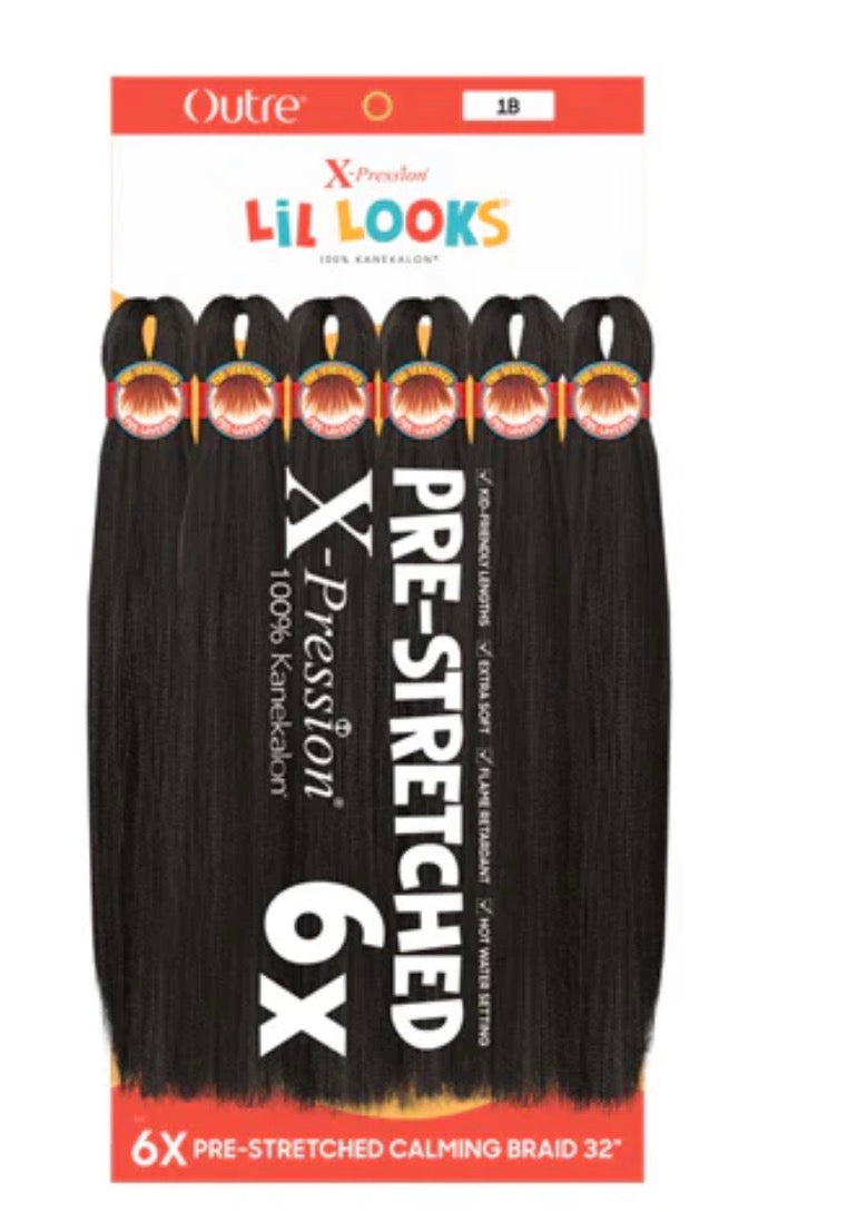 X-Pression Outre Lil Looks 32" 6X