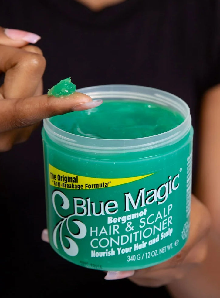 Blue magic hair and scalp conditioner