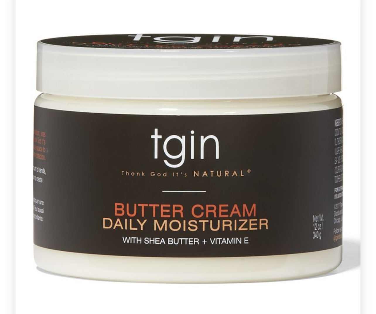 TGIN Butter Cream Daily Moisturizer 12oz
