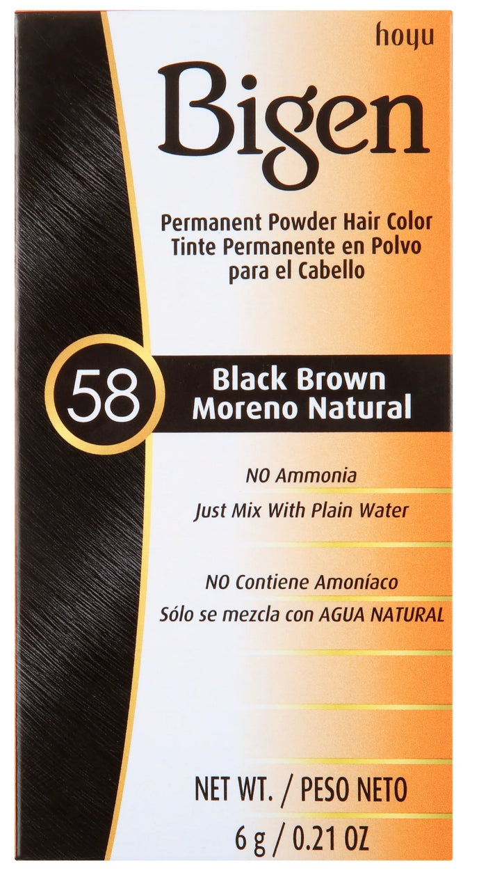 Bigen permanent powder hair color