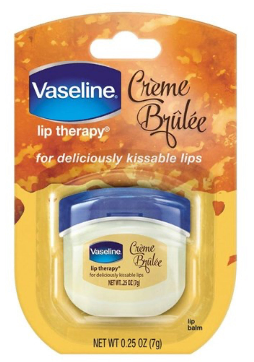 Vaseline Lip Therapy Creme Brulee 0.25oz Jar