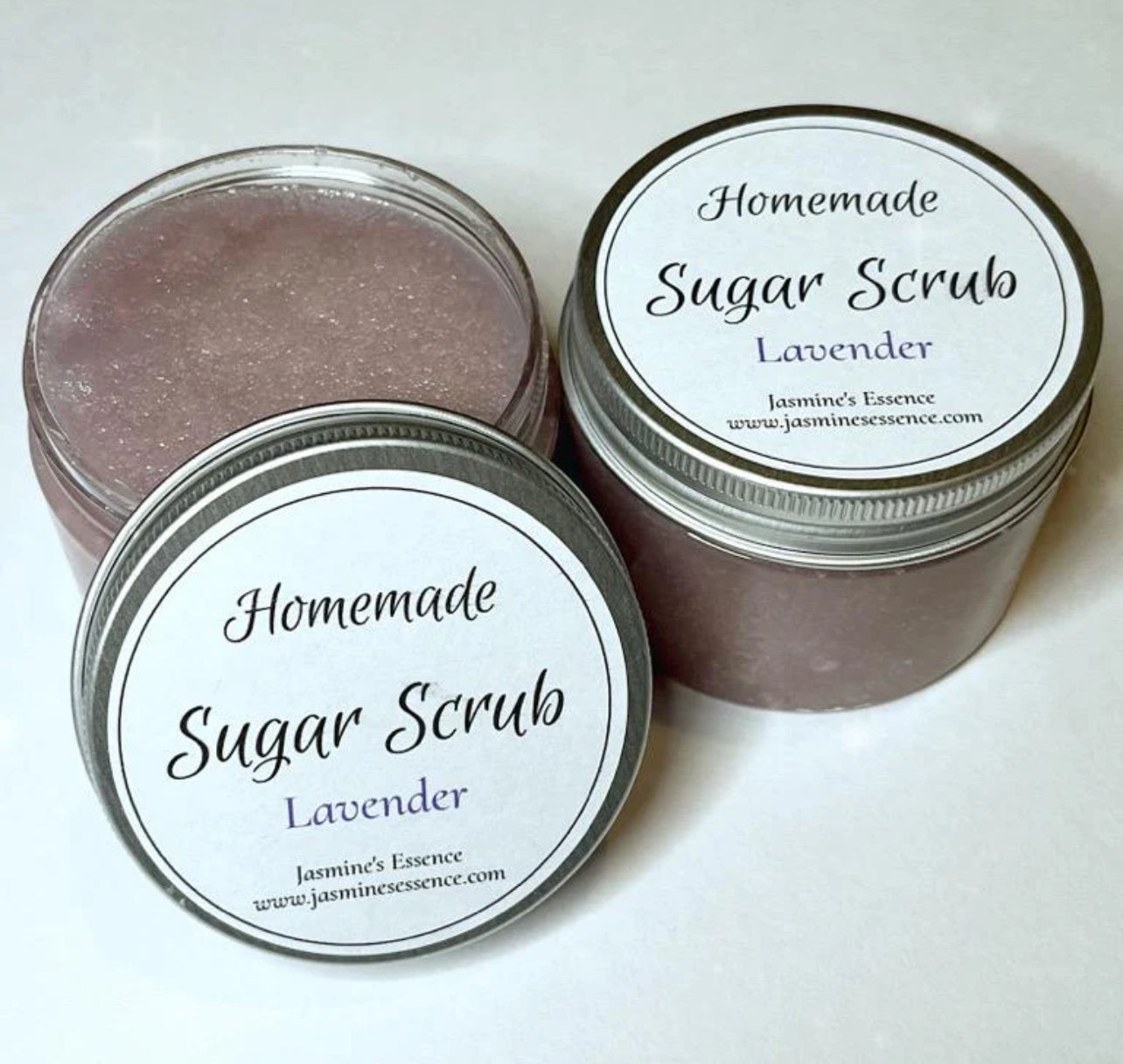 Jasmines Essence sugar scrub