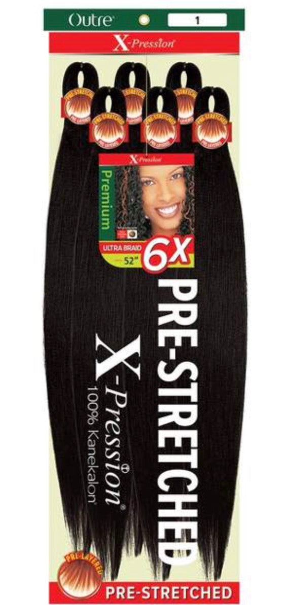 OUTRE X-Pression Braid – Pre Stretched Braid 52″ 6x
