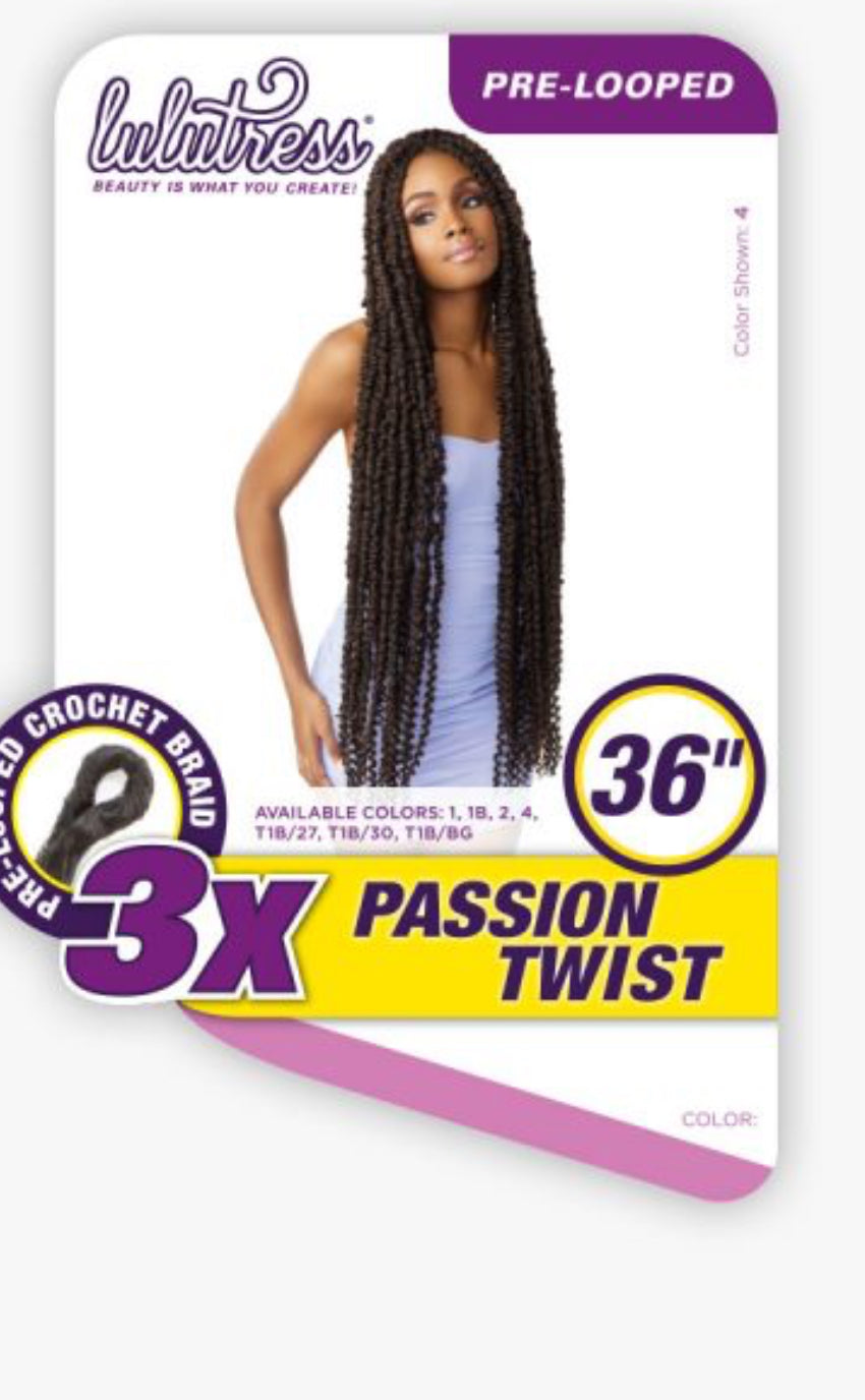 36” passion twist