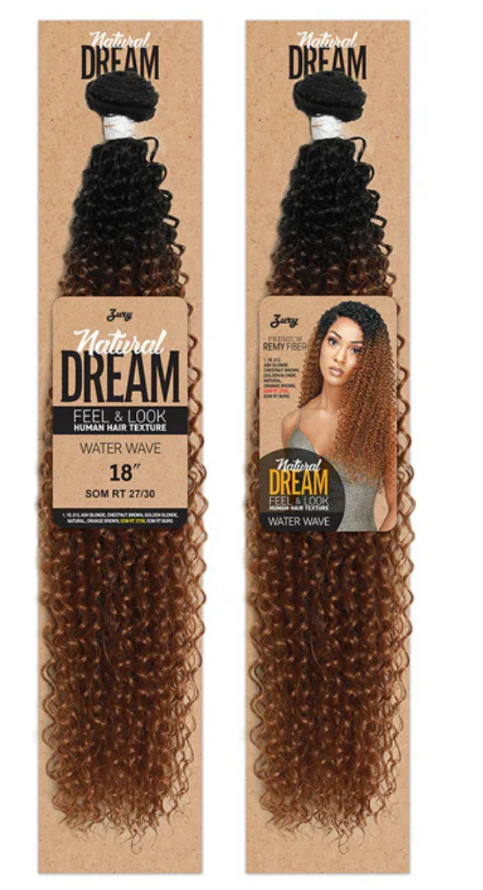 Natural dream water wave 18” #1b