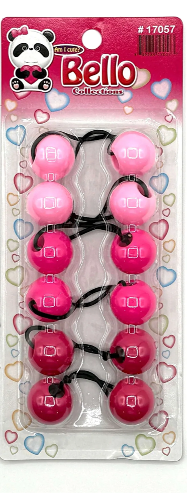 6 ball ponytail holder