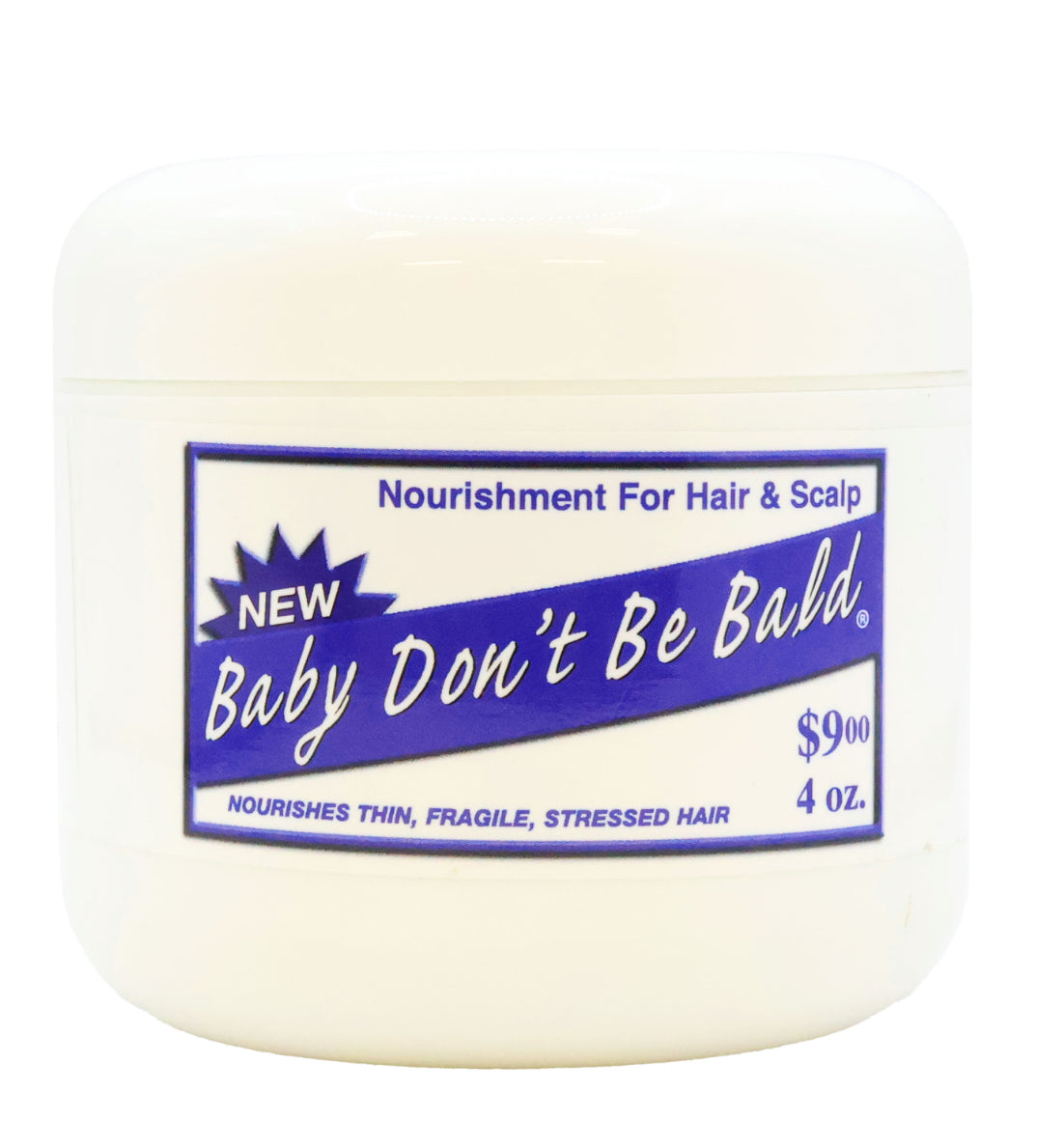 Baby Don t Be Bald Hair and Scalp Nourishment Cream 4 Oz.