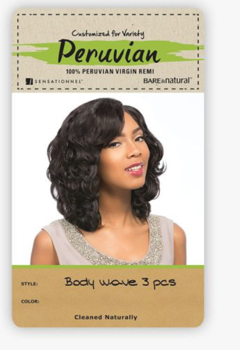 BODY WAVE 10S 3PCS-PERUVIAN (B&N)