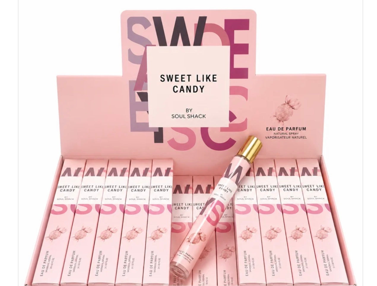 LUXURY TRAVEL SIZE EAU DE PARFUM SPRAY 1.18OZ #SWEET LIKE CANDY
