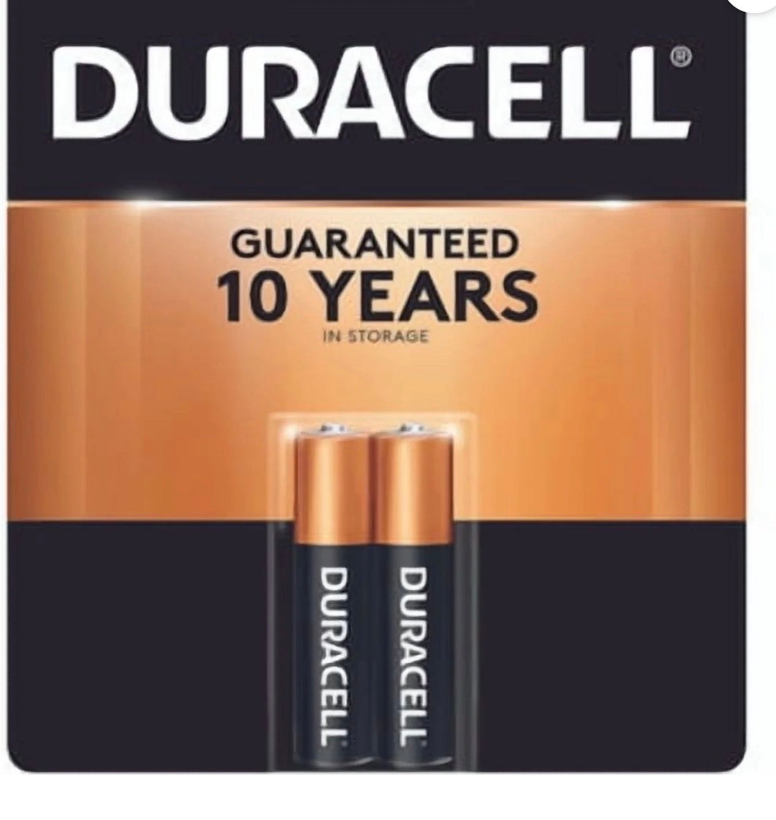 Duracell Coppertop AAA Alkaline Batteries, 2/Pack