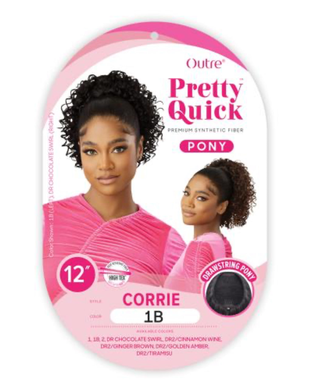 Outre Drawstring Ponytail Pretty Quick Pony Corrie