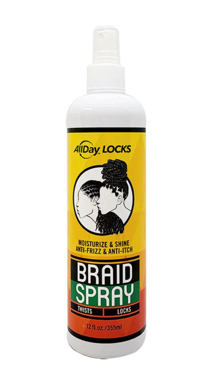 AllDay locks braid spray