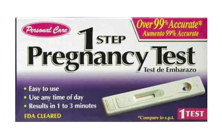 Personal care pregnancy test