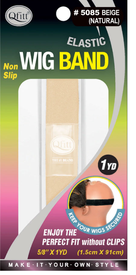 Elastic wig band-beige