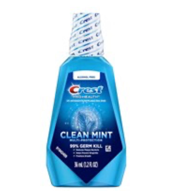 Crest mouthwash pro health clean mint