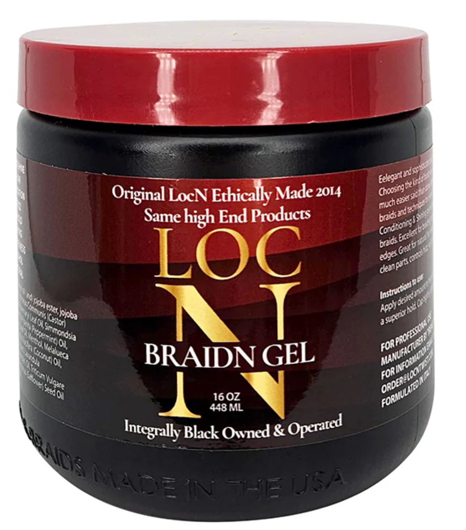 LOC N BRAIDING GEL 16OZ