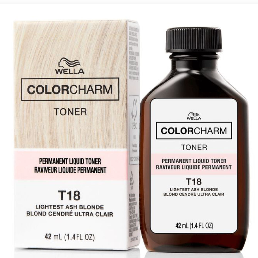 Color charm by Wella Pale Ash Blonde Permanent Liquid Toner