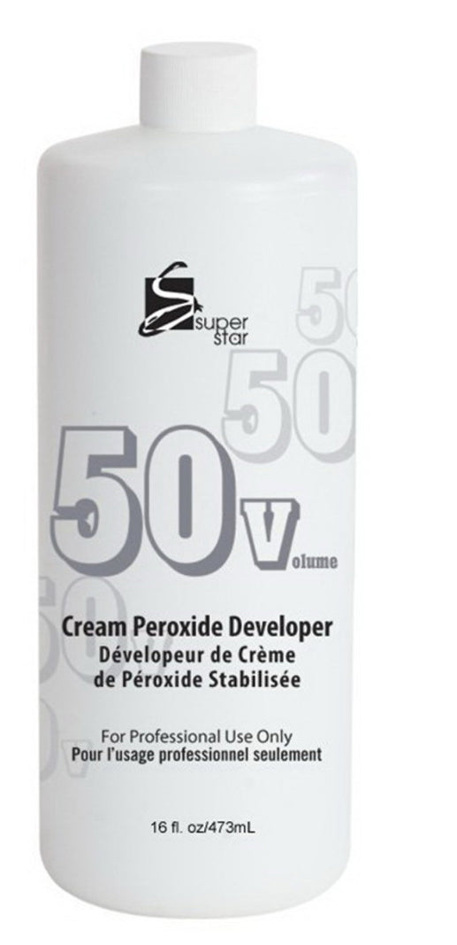 Super Star Stabilized Cream Peroxide Developer, 50v Hc-50504, 16 Oz