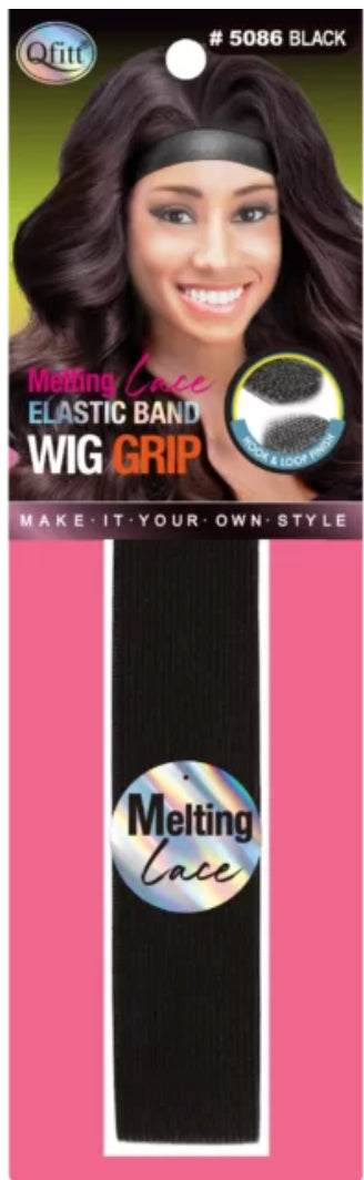 Elastic band wig grip