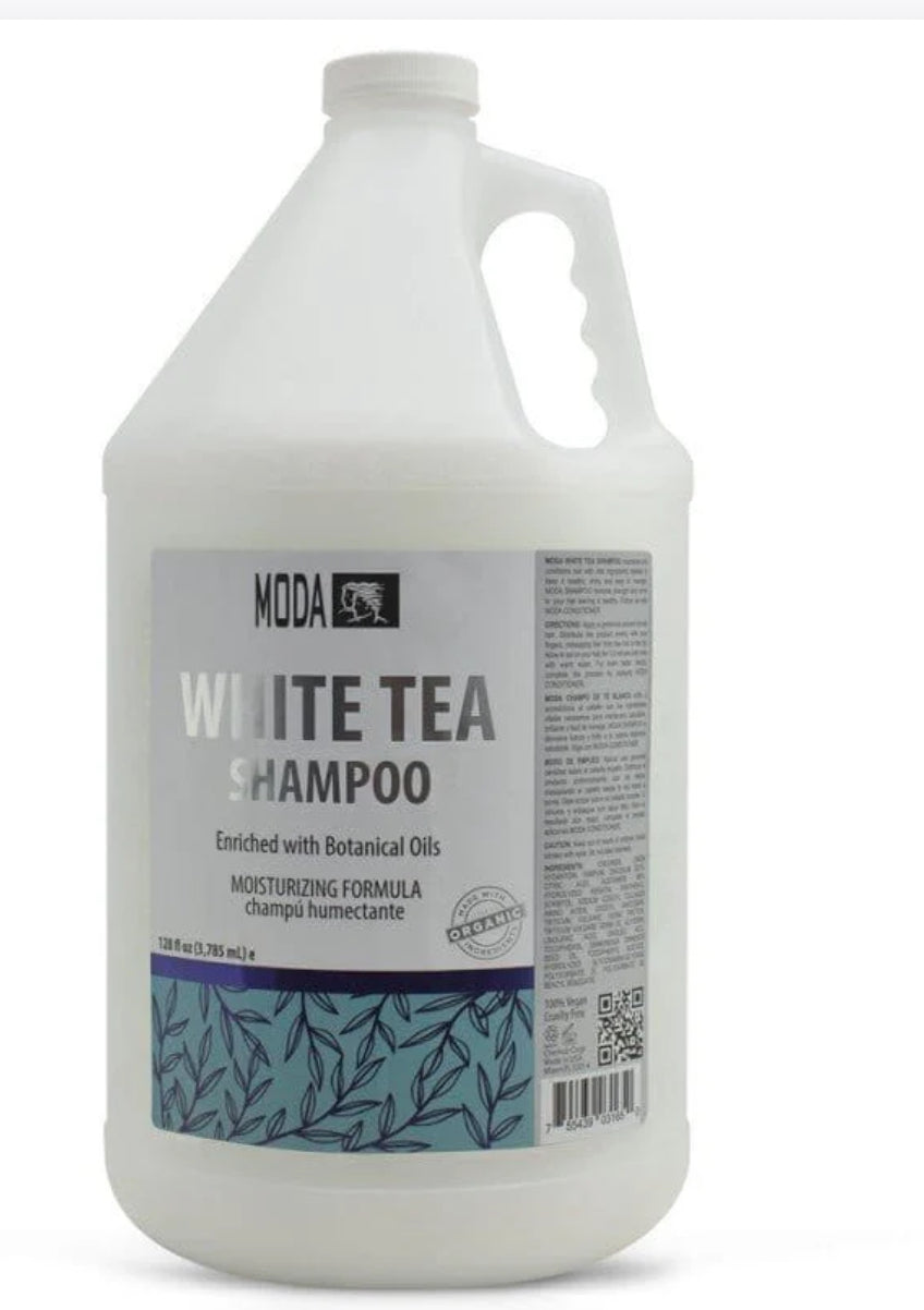 Moda white tea shampoo