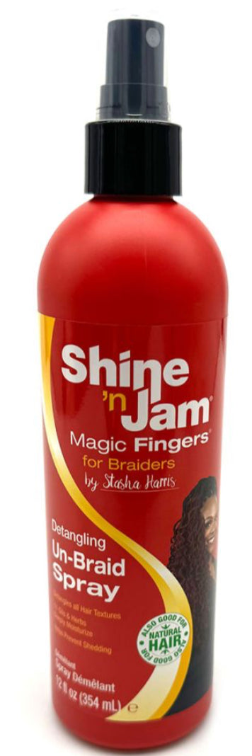Shine n jam unbraid spray