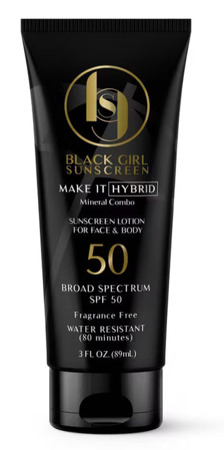 Black girls sunscreen- hybrid