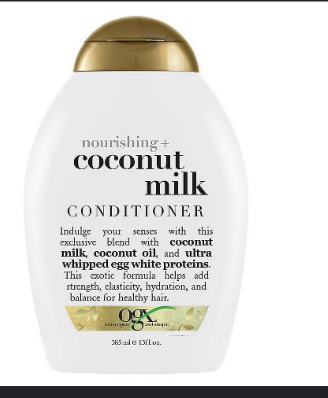 Coconut milk conditioner