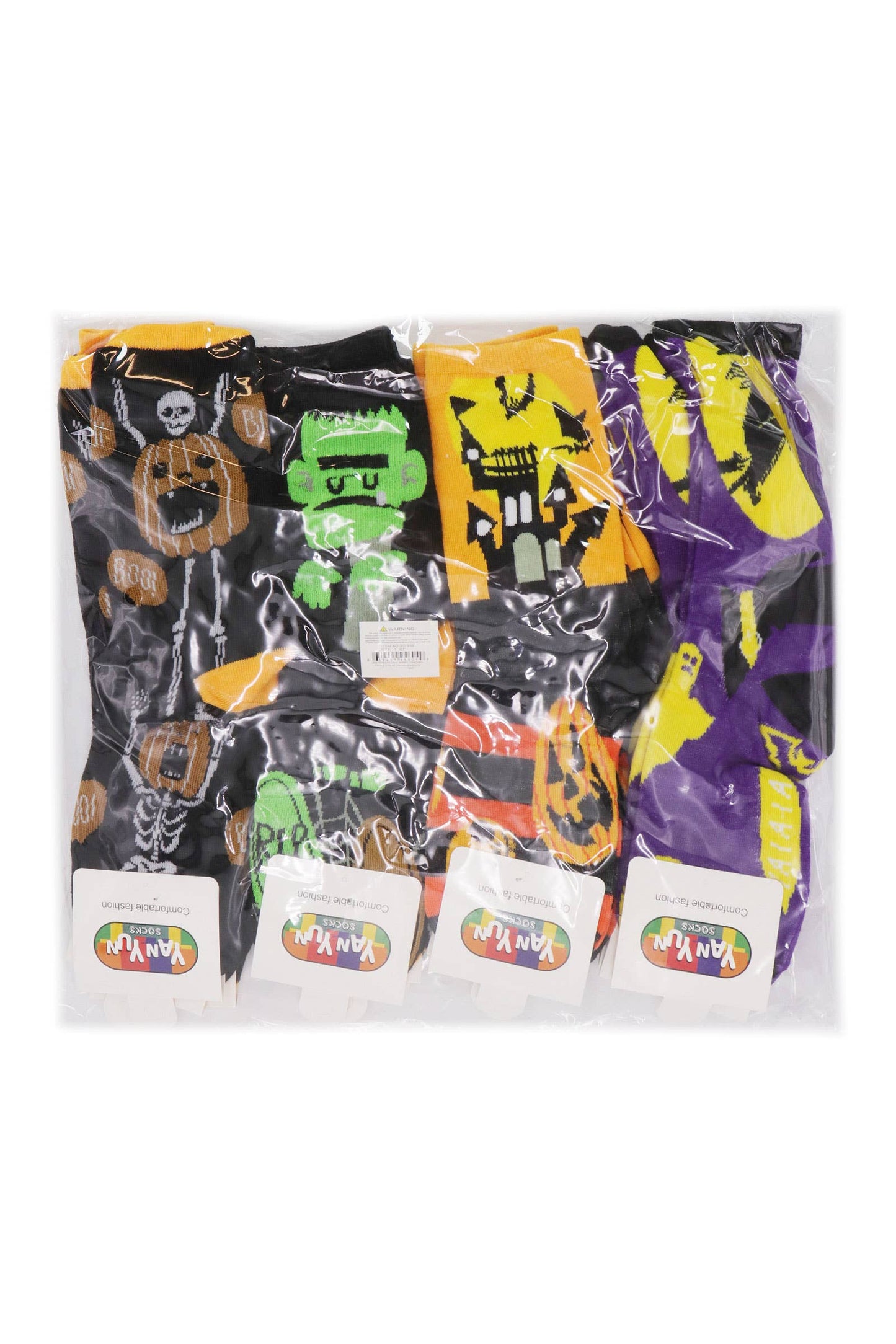 Women's Halloween Elastic Quarter Socks