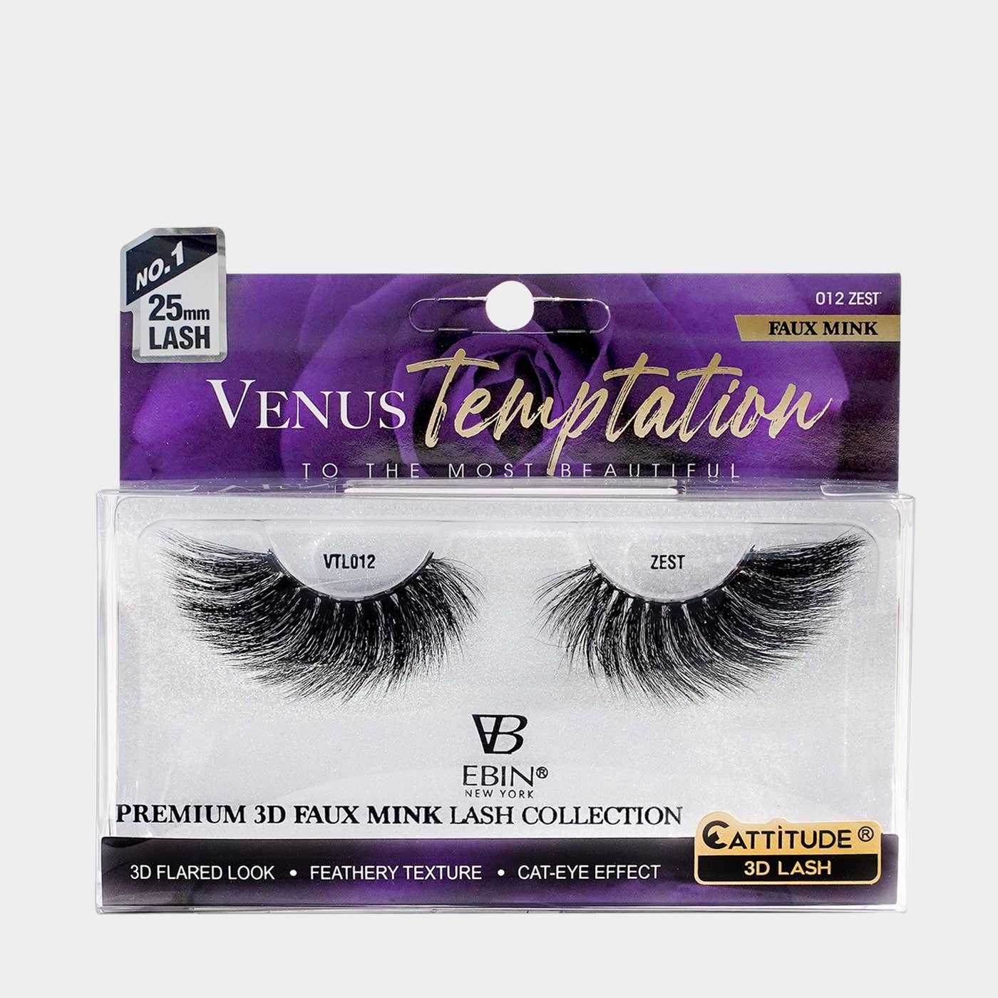 Venus Temptation 25mm Faux Mink 3D Lashes
