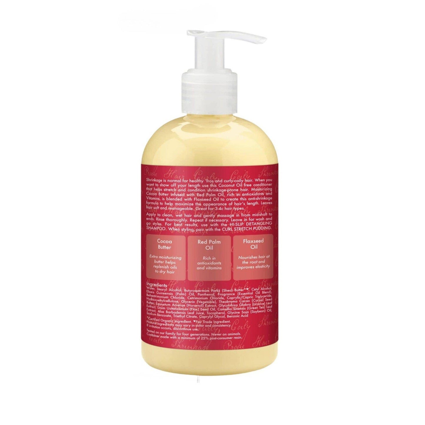 Shea Moisture Leave In Or Rinse Out Conditioner for Curly Hair, Red Palm Oil & Cocoa Butter, 13 Oz.