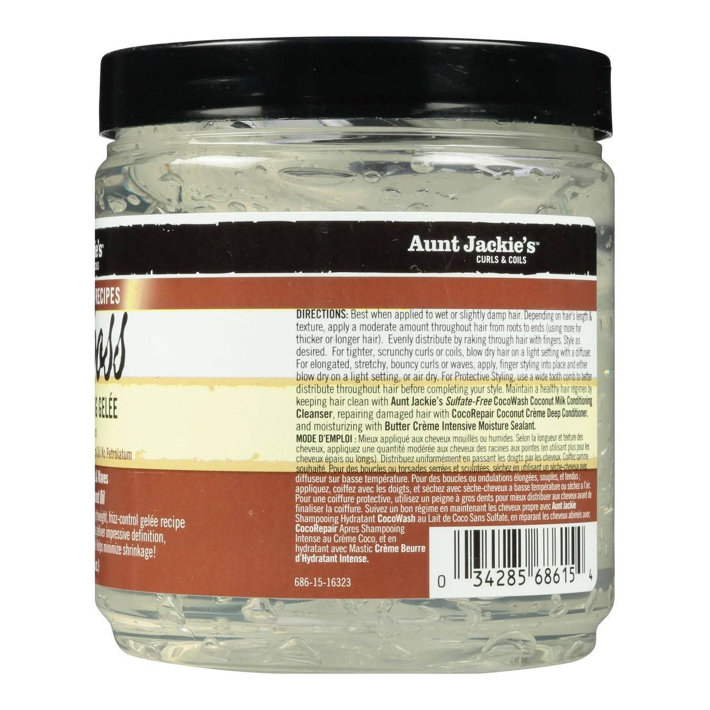Aunt Jackies Coconut Creme Curl Boss Curling Gelee, 15 Oz.