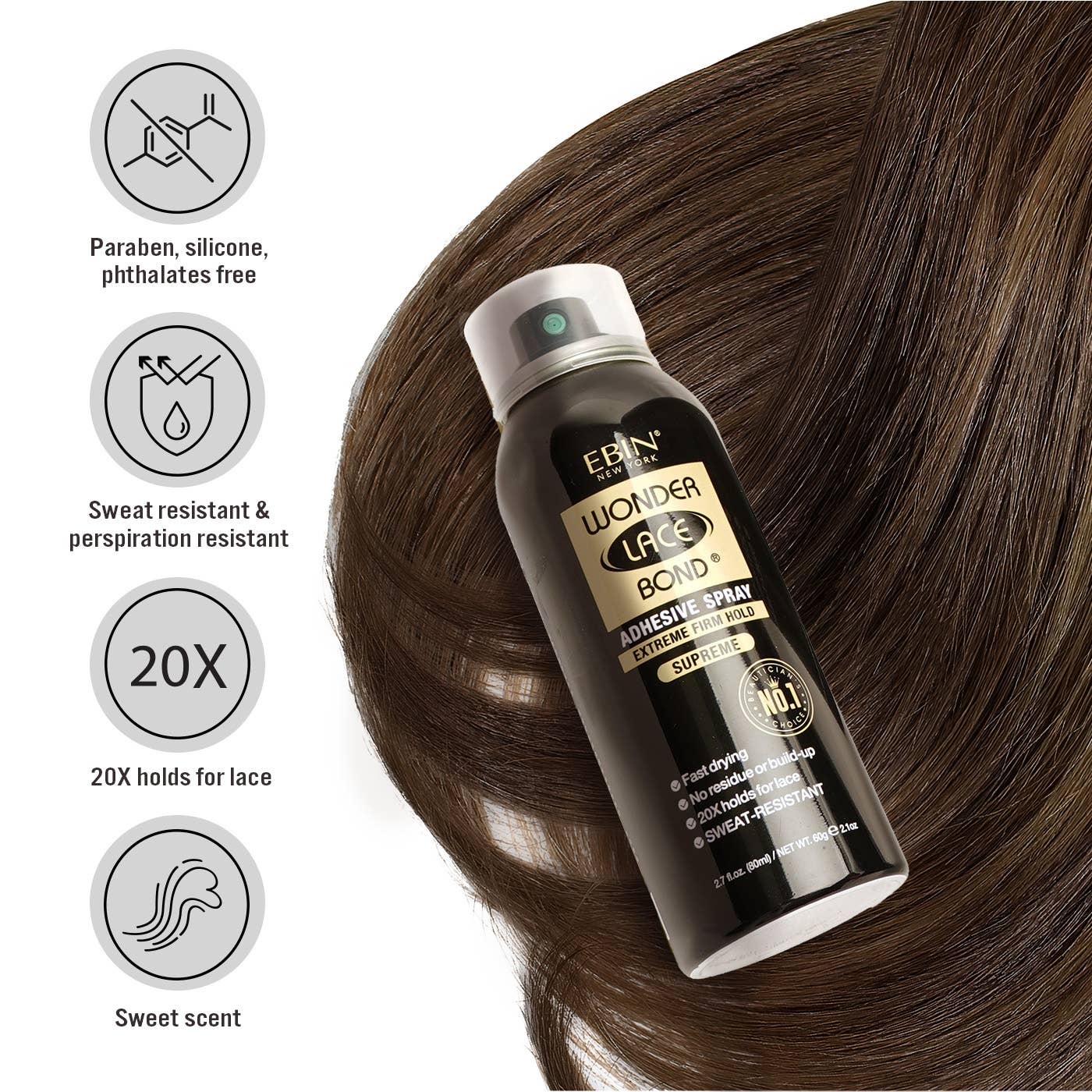 Wonder Lace Bond Wig Adhesive Spray - Supreme