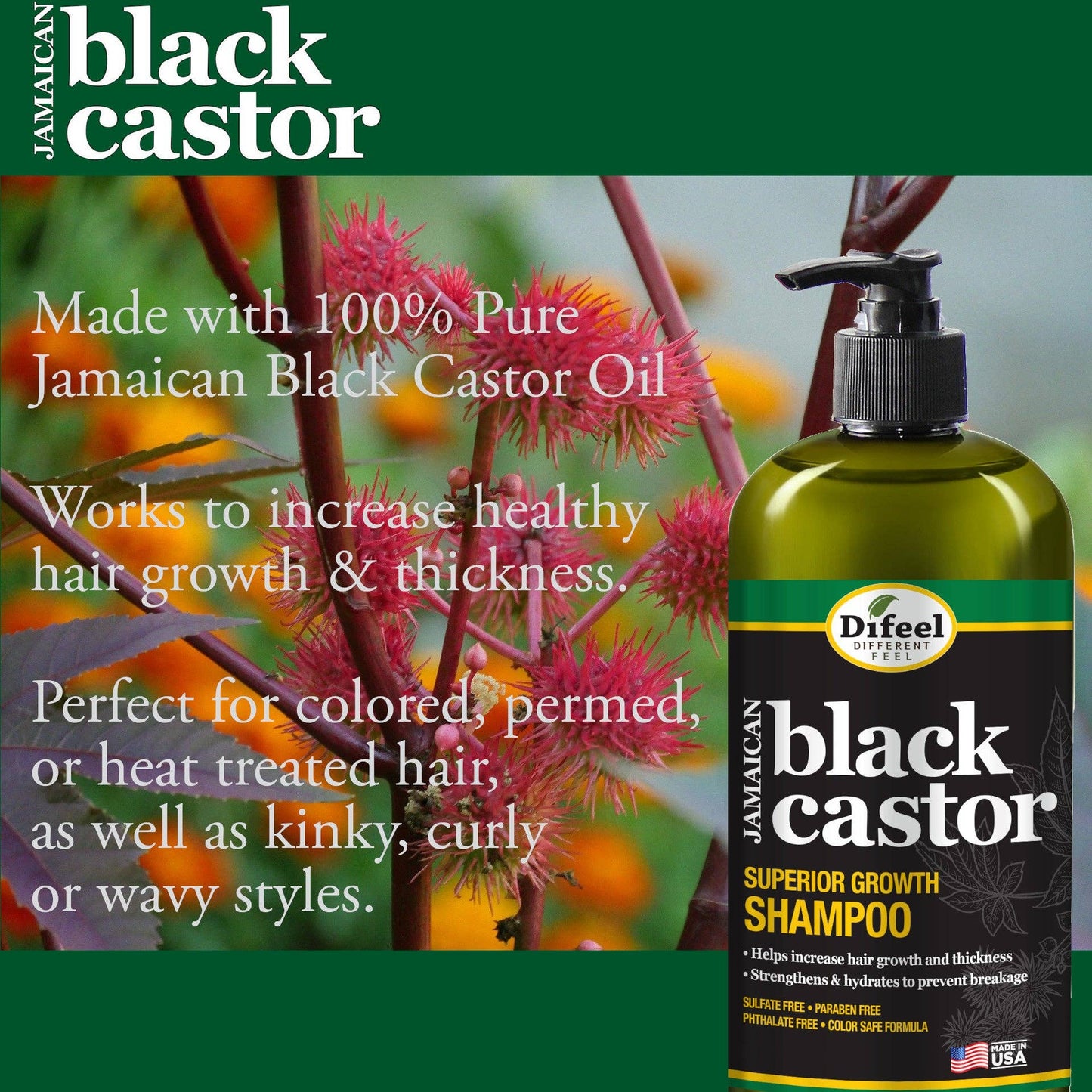 Superior Growth Jamaican Black Castor Shampoo 12 oz.