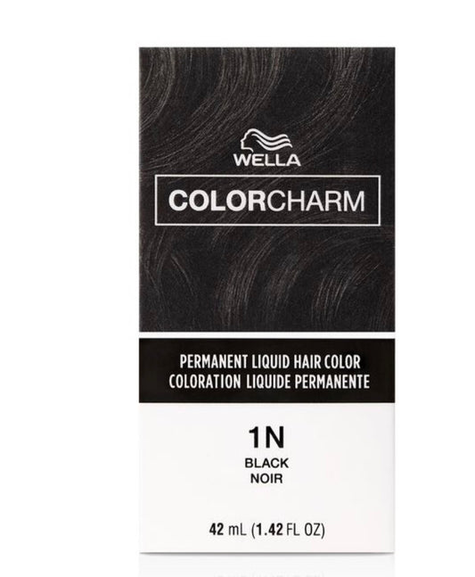 Wella color charm 1N Black Permanent Liquid Hair Color