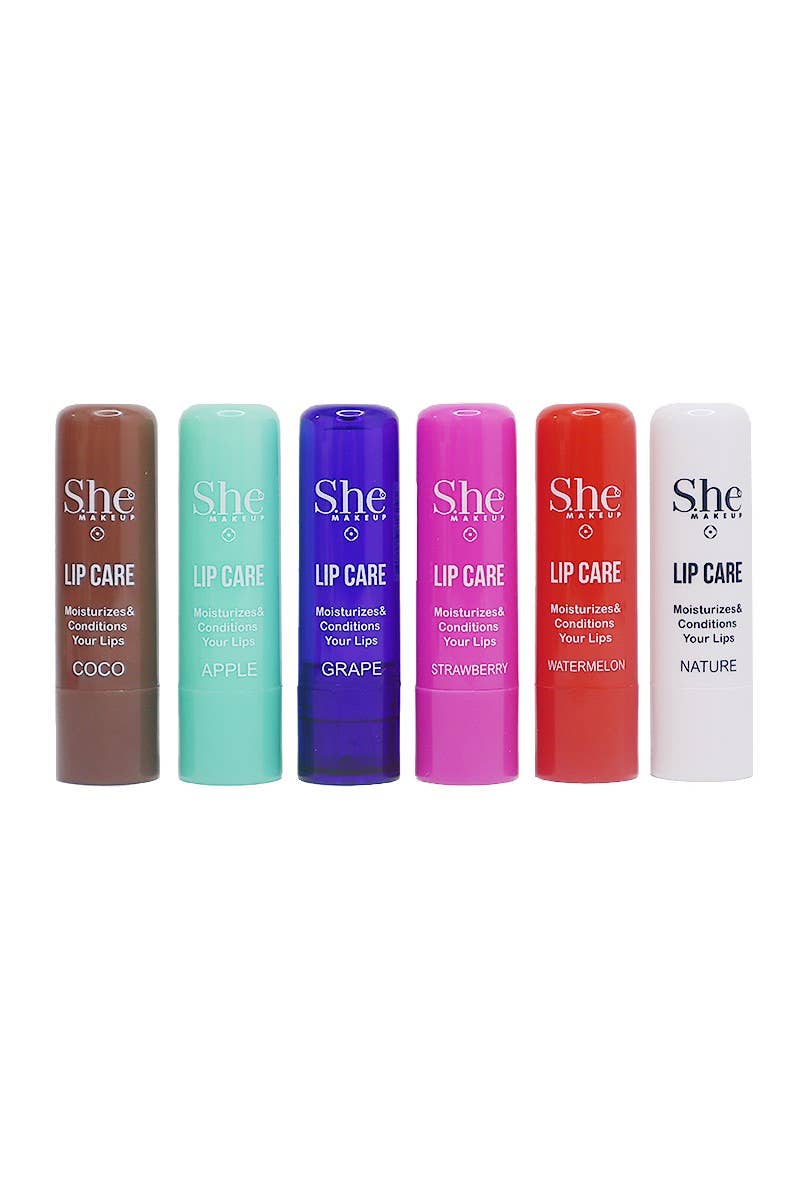 Makeup She LC01 Lip Care Moisturizing Fruity Lip Balms -