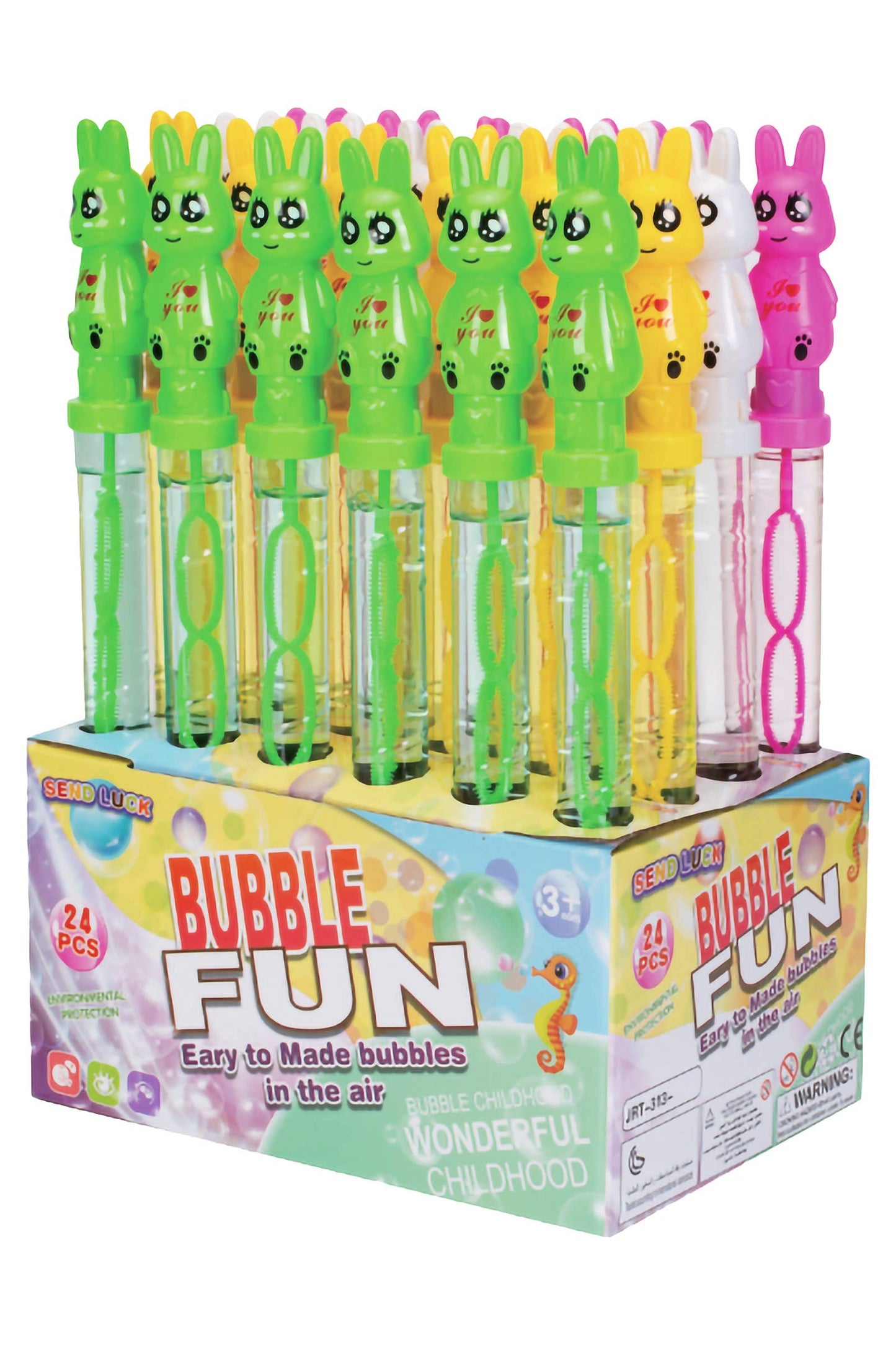 Bunny 5-Emission Hole Bubble Stick Wand -