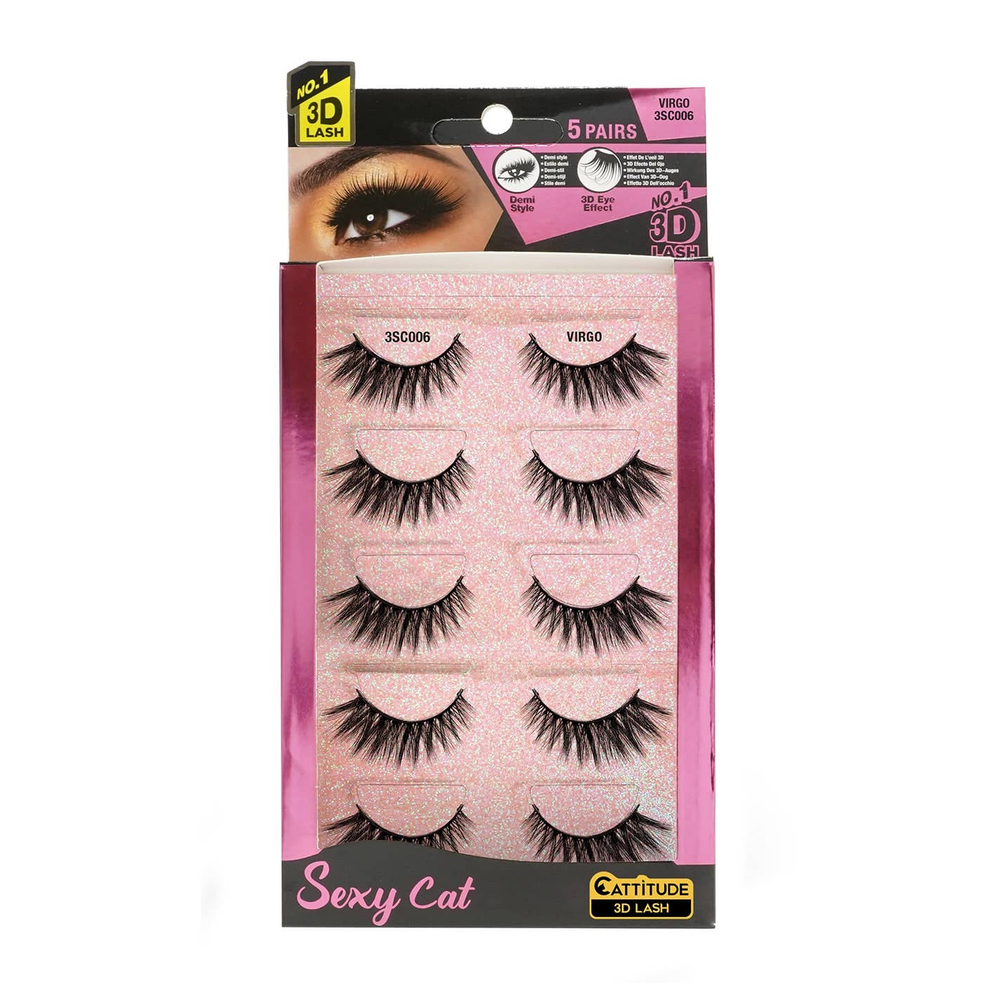 Sexy Cat Lashes - 5 Pack