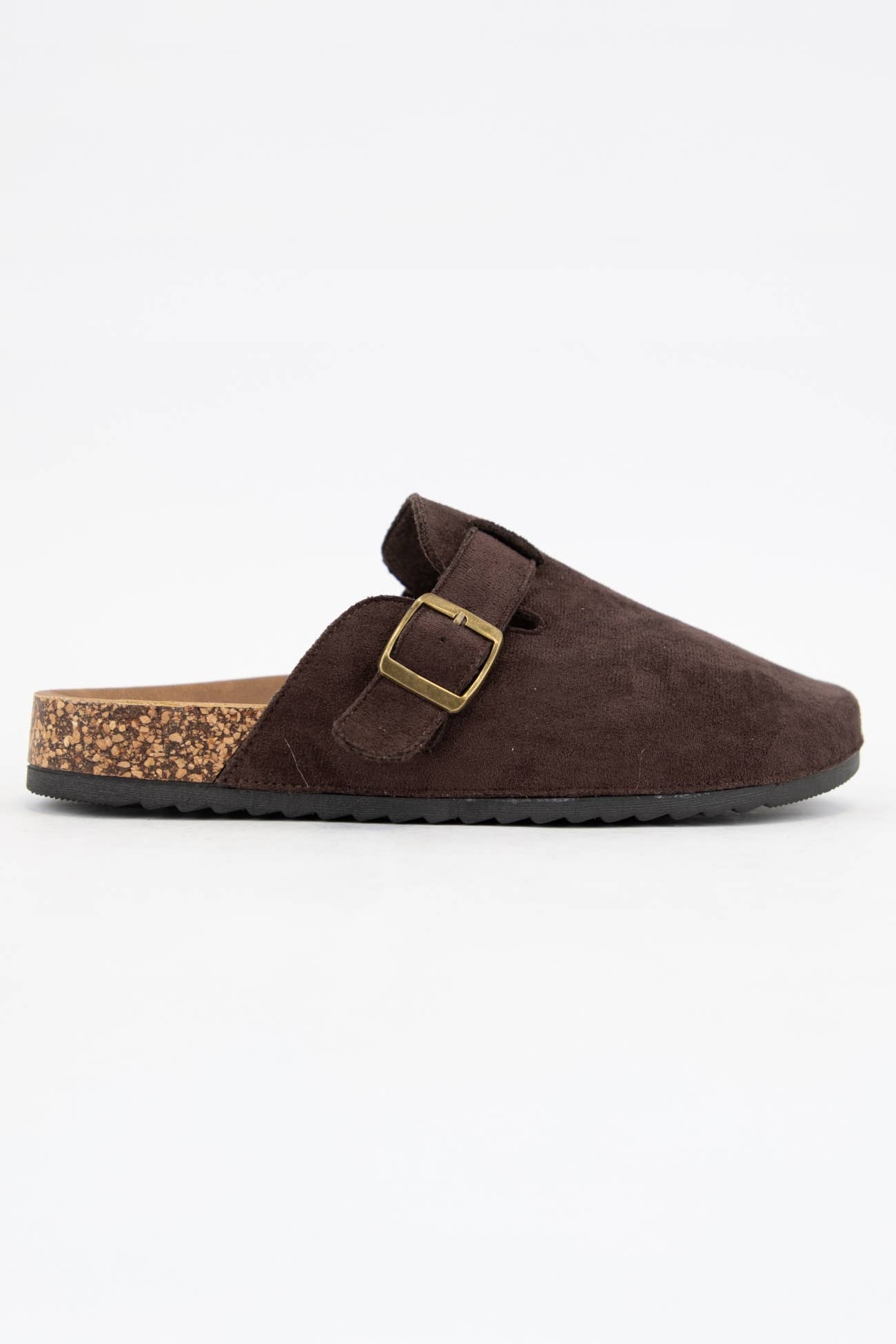 BENSON-3 SOFT SLIP-ON COMFORT CORK CLOG SANDALS