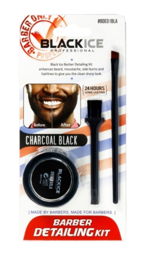 BlackIce Barber Detailing Kit for Beard and Mustache and Side Burns
