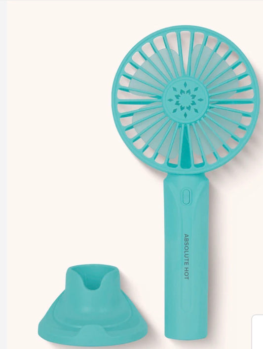 Standing beauty fan