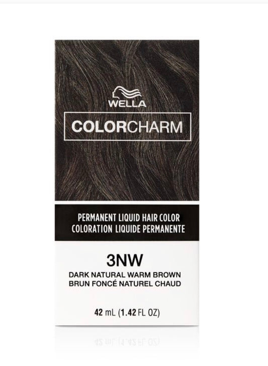 Wella color charm 3NW Caramel Permanent Liquid Hair Color