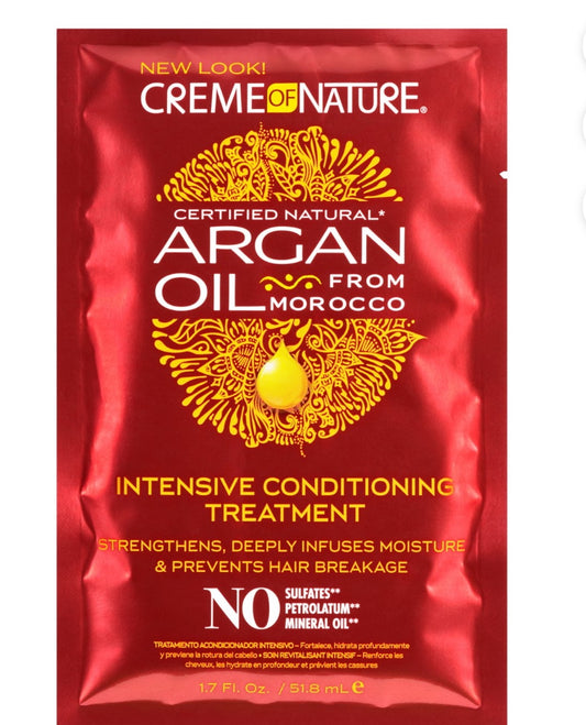 Creme Of Nature Intensive Conditioning Hair Treatment with Argan Oil , 1.75 oz