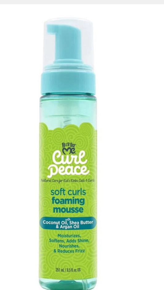 JUST FOR ME CURL PEACE SOFT CURLS FOAMING MOUSSE