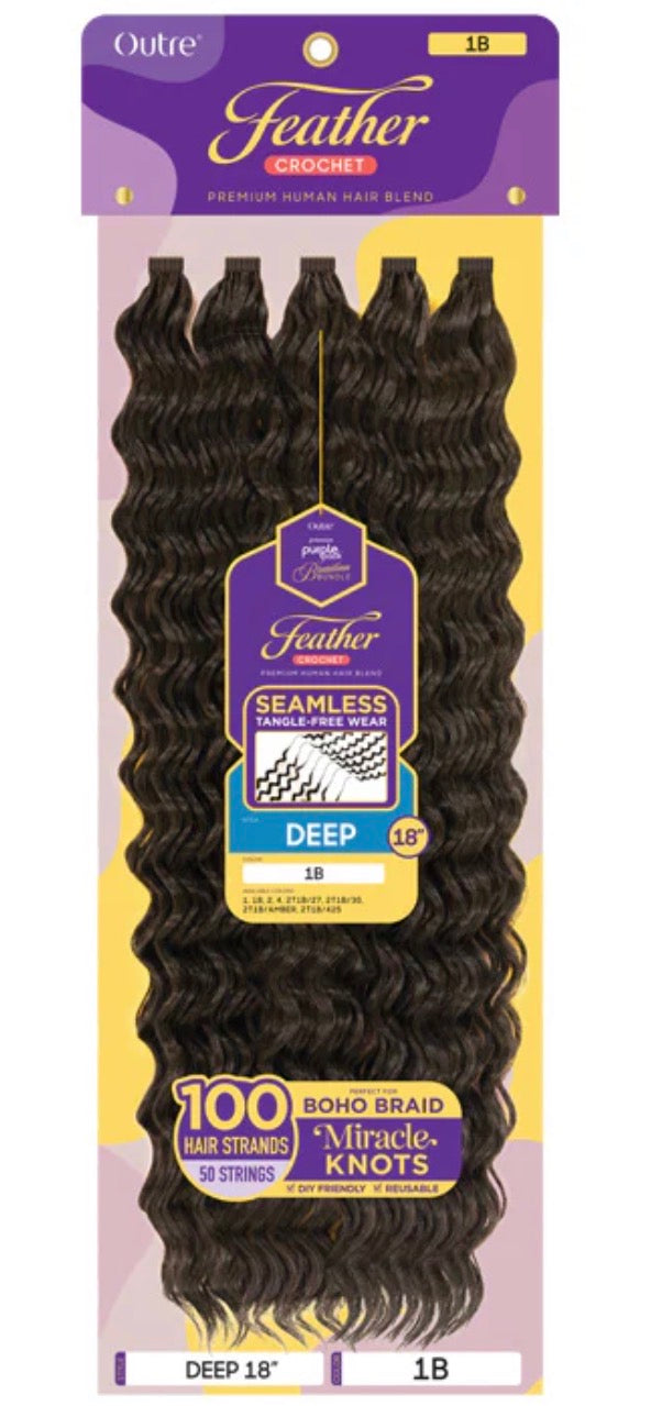 PURPLE PACK – FEATHER DEEP 18″