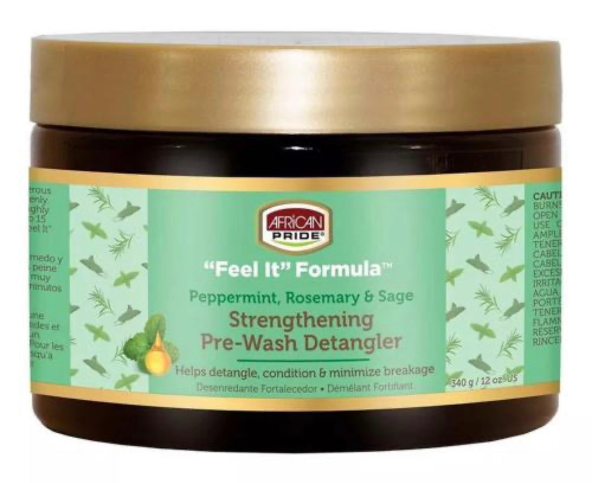 African Pride Feel It Formula Strengthening Pre-Wash Detangler 12oz/ 340g
