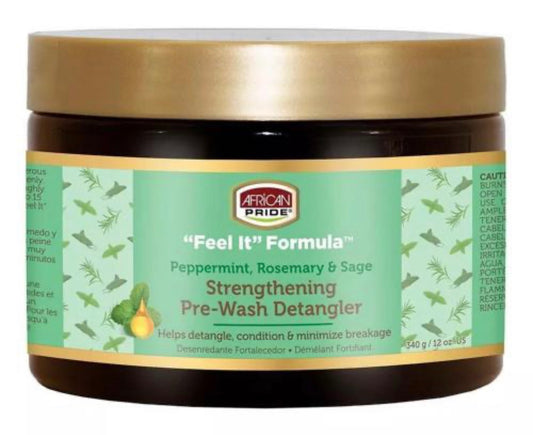 African Pride Feel It Formula Strengthening Pre-Wash Detangler 12oz/ 340g